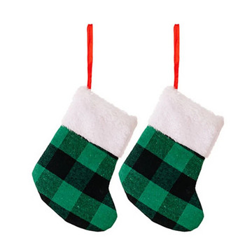 2/6 бр. Мини коледни чорапи за коледно дърво Парти празник Коледа Мини ръкавици Коледно дърво Висящ орнамент Нова година 2024