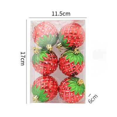 Navidad 2022. Božićni ukrasi Bijele božićne kuglice Privjesak za božićno drvce Noel Dječji darovi 2023. Nova godina Party Decor Home Decor Natale