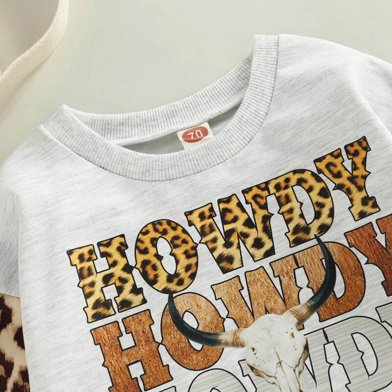 Odjeća za bebe Proljeće Jesen Odjeća za malu djecu Novorođenčad Dječaci Djevojčice Govedo Leopard slova Print Patchwork Rompers Kombinezoni Odjeća