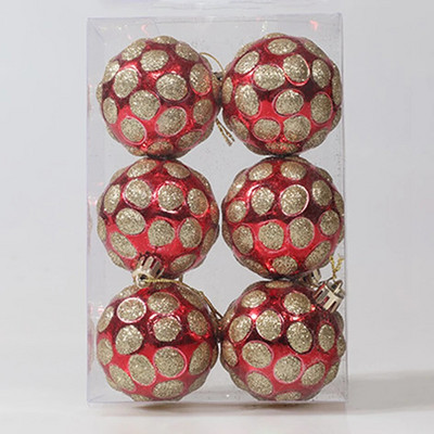 6 tk/karp 6 cm jõulupalli kaunistused Ripppuu rippuv jõulukaunistused koju 2023 Navidad Natali uusaastakingitus