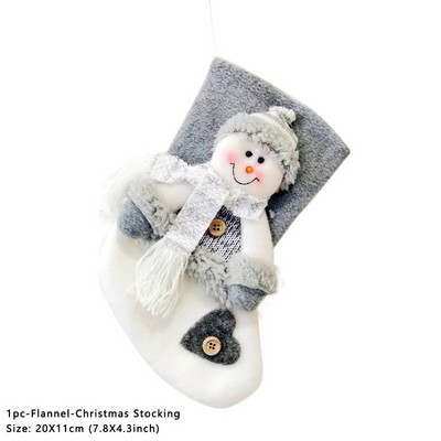 Čarape Djeda Mraza Čarape za sretan Božić Vrećica za poklon slatkiša Božićni ukrasi za dom Navidad Novogodišnji ukras božićnog drvca