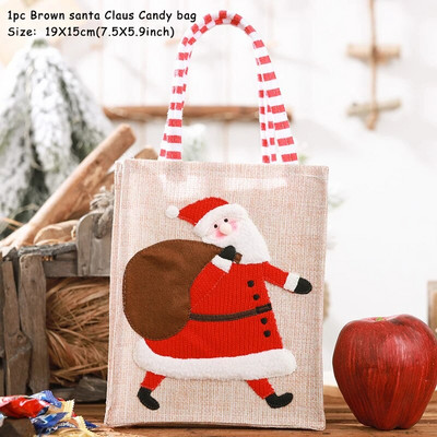 Čarape Djeda Mraza Čarape za sretan Božić Vrećica za poklon slatkiša Božićni ukrasi za dom Navidad Novogodišnji ukras božićnog drvca