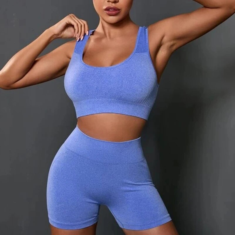 Besiūlis jogos rinkinys Moteriškas sportinis kostiumas Seksualus nugara tuščiaviduriai liemenėlės viršutinės kūno dalies treniruotės Sporto salės drabužiai Sportiniai drabužiai be rankovių sportiniai kostiumai
