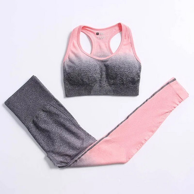 Sieviešu sporta apģērbs fitnesa tērps bezšuvju jogas komplekts treniņu apģērbs sporta apģērbs sievietēm sporta zāle apģērbs sporta komplekts