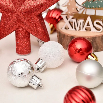 30 τμχ Χριστουγεννιάτικες μπάλες Χριστουγεννιάτικα στολίδια Χριστουγεννιάτικου δέντρου Χριστουγεννιάτικα στολίδια Μενταγιόν Πρωτοχρονιά 2023 Δώρο Noel bolas de navidad boule de noel
