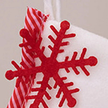 Χριστουγεννιάτικες κάλτσες Μεγάλες κρεμαστές κάλτσες Κλασικά στολίδια χιονάνθρωπου Santa για διακόσμηση σπιτιού