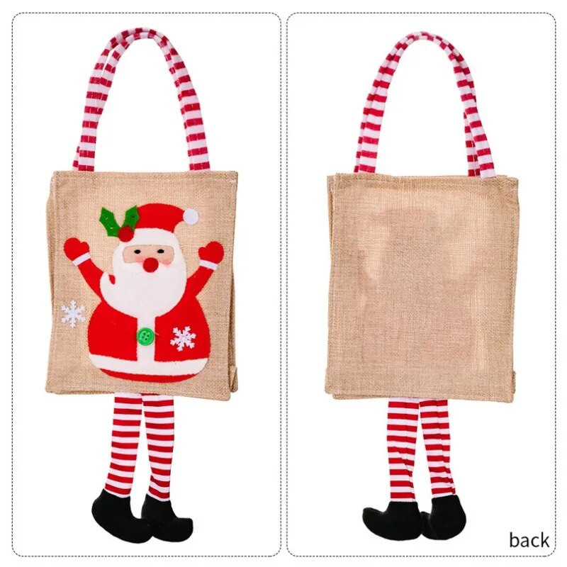 Božićna poklon vrećica sa slatkišima Djed Božićnjak Elk Snjegović Lutka Torbica Božićni ukrasi 2024 Sretna Nova godina Dječji dar Navidad