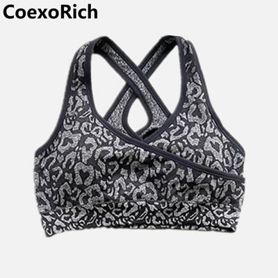 Leopard sportski grudnjak Ženski bešavni set za jogu Kratka majica bez rukava Tajice visokog struka za fitness Odijelo za vježbanje Odjeća za teretanu