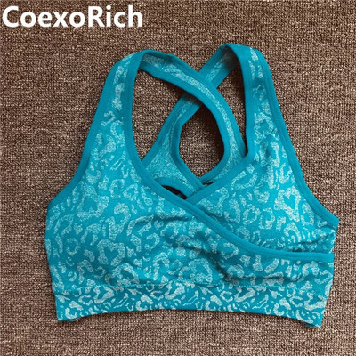 Leopard sportski grudnjak Ženski bešavni set za jogu Kratka majica bez rukava Tajice visokog struka za fitness Odijelo za vježbanje Odjeća za teretanu