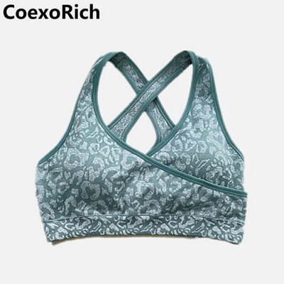 Leopard sportski grudnjak Ženski bešavni set za jogu Kratka majica bez rukava Tajice visokog struka za fitness Odijelo za vježbanje Odjeća za teretanu