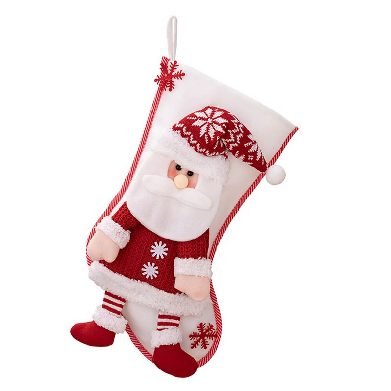 Karácsonyi zoknik Mikulás táskák Ajándéktáskák Cukortáskák Karácsonyi dekorációs kellékek Fesztivál parti dekoráció Karácsonyi dísz