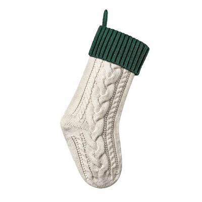 46 cm velike božićne čarape plišane božićne čarape od crvene tkanine viseći ukras Xmax poklon pakiranje čarapa božićni ukras 2023