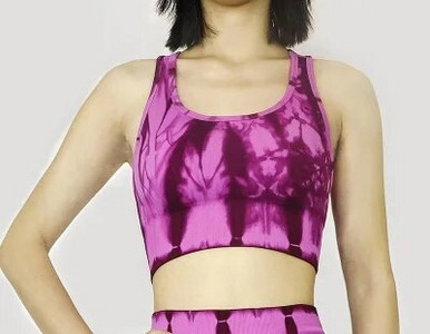 Ženska odjeća za vježbanje tie dye fitness odijela za jogu Rastezljive tajice visokog struka bešavne trenirke sportski set za jogu