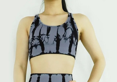 Ženska odjeća za vježbanje tie dye fitness odijela za jogu Rastezljive tajice visokog struka bešavne trenirke sportski set za jogu