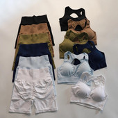 ABS LOLI Sieviešu bezšuvju jogas sporta uzvalks sporta krūštura šortu komplekts 2 dab. Vasaras sporta apģērbs bez piedurknēm sporta zāles skriešanas treniņu apģērbi