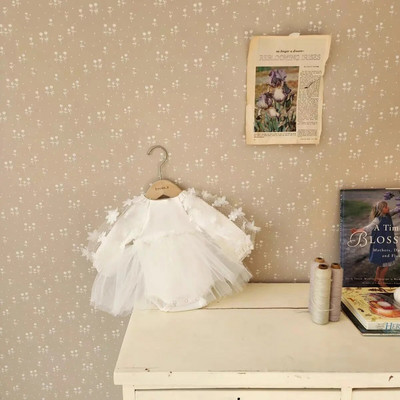 Meiteņu kleita, maza bērna princese, ziedi