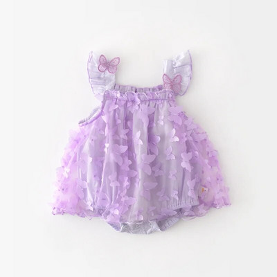 Ljetne štrample za novorođenčad Slatke slatke štrample za princeze, štrample bez rukava za djevojčice, dječje štrample 3-24M, trokutasto penjačko odijelo za djevojčice