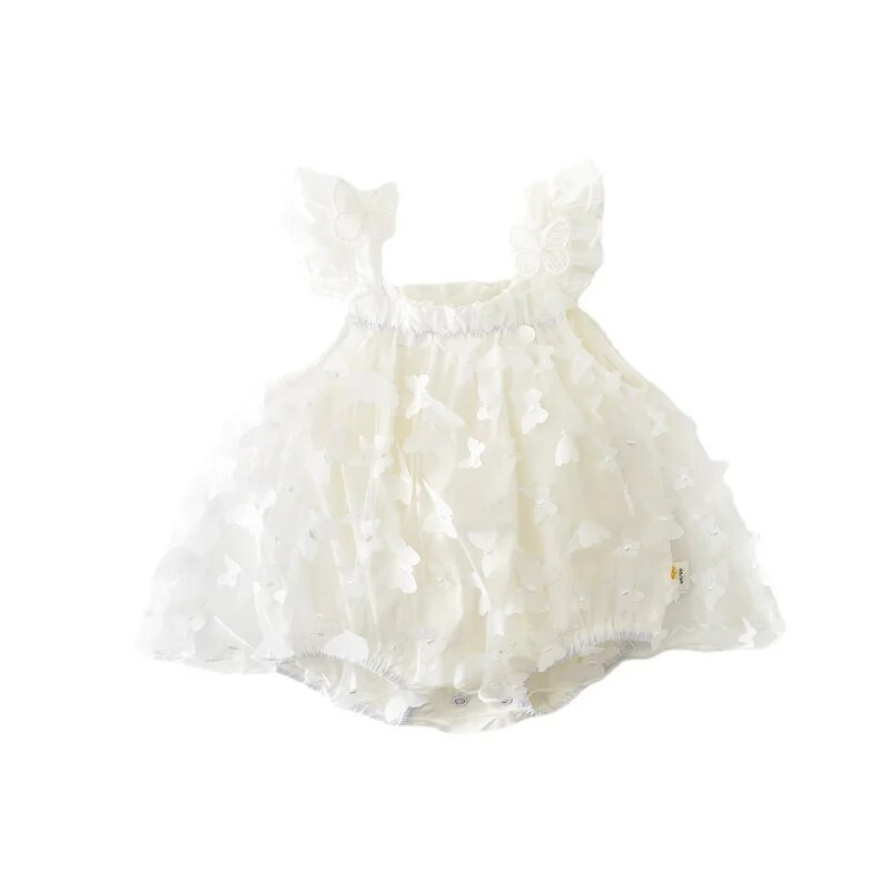 Ljetne štrample za novorođenčad Slatke slatke štrample za princeze, štrample bez rukava za djevojčice, dječje štrample 3-24M, trokutasto penjačko odijelo za djevojčice