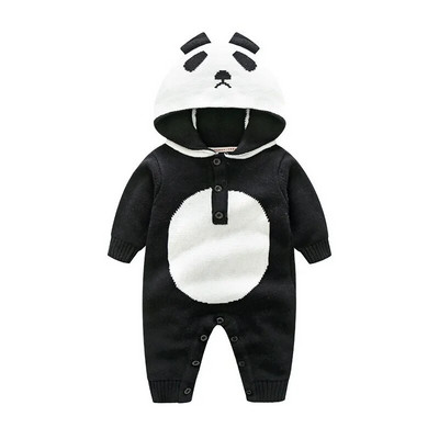 Odjeća za novorođenčad Odjeća za djevojčice Odjeća za bebe od 0 do 12 mjeseci Bodiji i jednodijelni kombinezoni za proljeće i jesen Pleteni kombinezon dugih rukava