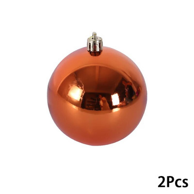 2gab 10 cm krāsaina Ziemassvētku balle Jaungada Ziemassvētku eglīšu rotājumi Rotaļlietu bumba piekarināmā bumba svētku balle Ziemassvētku rotājumi 2024