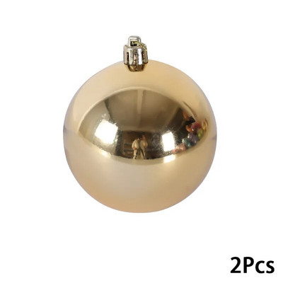 2gab 10 cm krāsaina Ziemassvētku balle Jaungada Ziemassvētku eglīšu rotājumi Rotaļlietu bumba piekarināmā bumba svētku balle Ziemassvētku rotājumi 2024