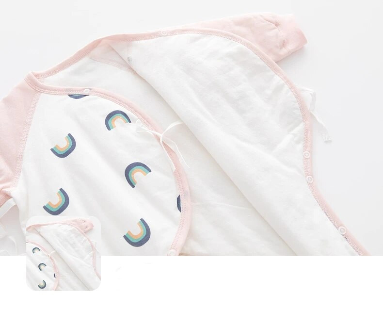 Odjeća za bebe od 0 do 12 mjeseci 100% pamuk Odjeća za novorođenčad Jednobojni bodiji i jednodijelni jesensko-zimski kombinezoni