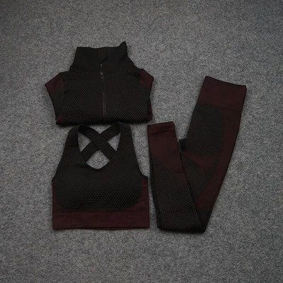 Prilagođeni logo Bešavni ženski setovi za jogu Sportska odijela za teretanu Odjeća za trčanje Fitness Sportska oprema za teretanu Ženska odjeća za jogu dugih rukava