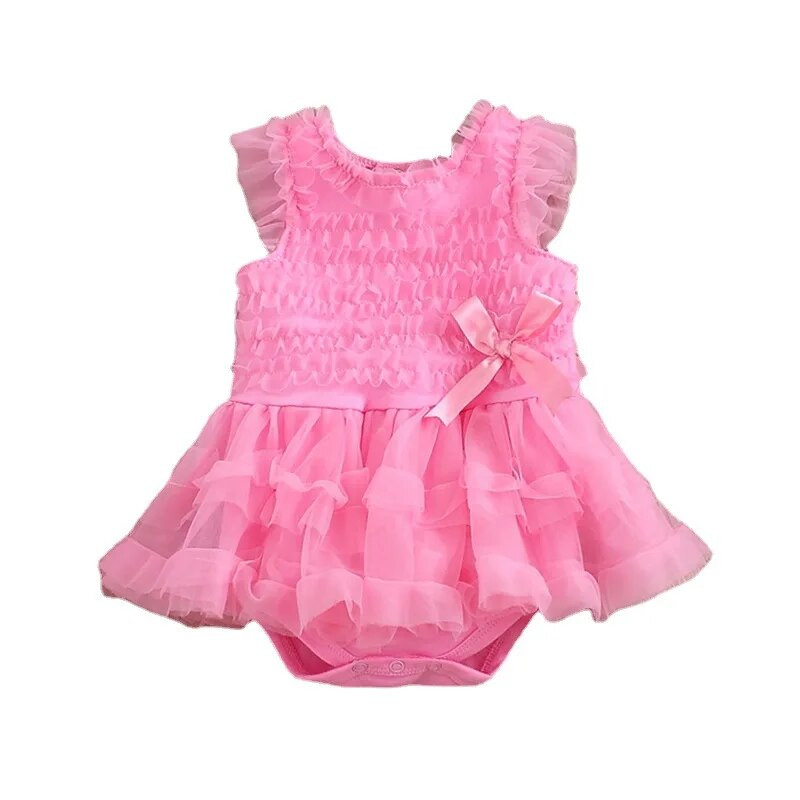 Jaundzimušo meiteņu tutu princeses 2023. gada vasaras puķu galvassegas, 2 gab. Bodiji, jauki mazuļu meiteņu dzimšanas dienas ballītes zīdaiņu tērpi