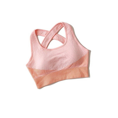 Antblauzdžiai aukštu juosmeniu + sportinė liemenėlė Moterims besiūliai jogos rinkinys Sporto drabužiai Sporto kostiumai Treniruotės drabužiai Moteriai bėgiojančiai sportinė apranga