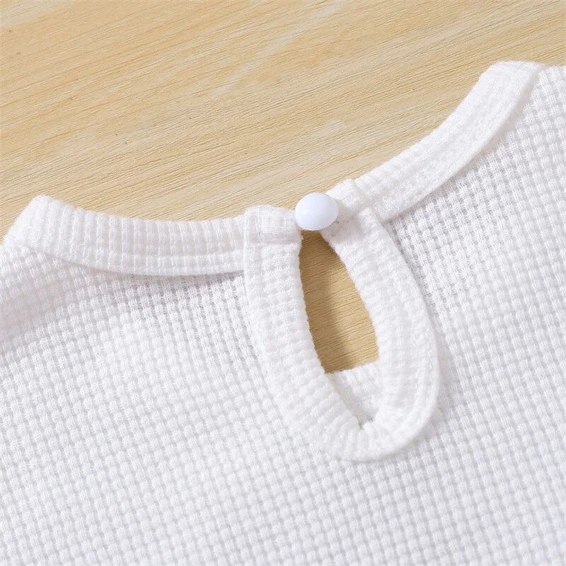 Novorođenčad, dječaci, djevojčice, ljetne štrample, kratke rukave, okrugli izrez, medvjedić, široki kombinezoni, kombinezoni, odjeća