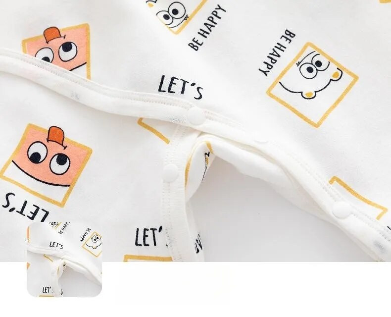 Odjeća za bebe od 0 do 12 mjeseci 100% pamuk Odjeća za novorođenčad Jednobojni bodiji i jednodijelni jesensko-zimski kombinezoni