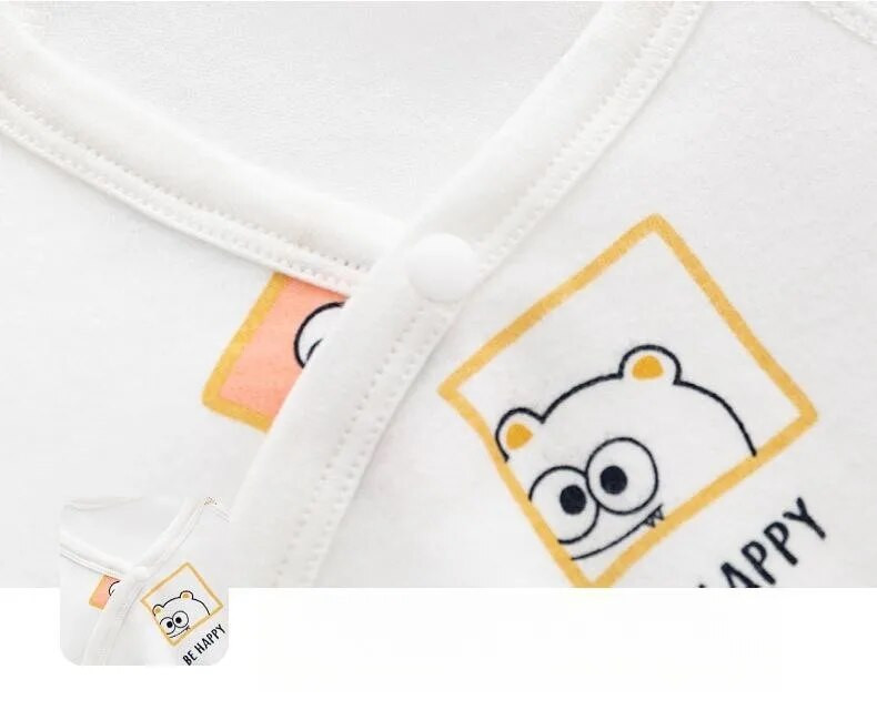 Odjeća za bebe od 0 do 12 mjeseci 100% pamuk Odjeća za novorođenčad Jednobojni bodiji i jednodijelni jesensko-zimski kombinezoni