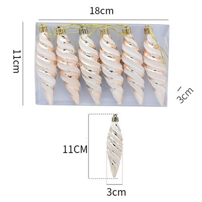 Ziemassvētku bumbu kulons DIY Ziemassvētku eglītes piekārtie rotājumi Dāvanas mājām 2023 Jaunais gads Navidad Ziemassvētku dekors