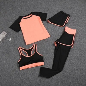 Ombre bešavni set od 2 komada Žensko odijelo Odjeća za vježbanje u teretani Sportski grudnjak Fitness Crop Top i tajice za trljanje guzice Set za jogu