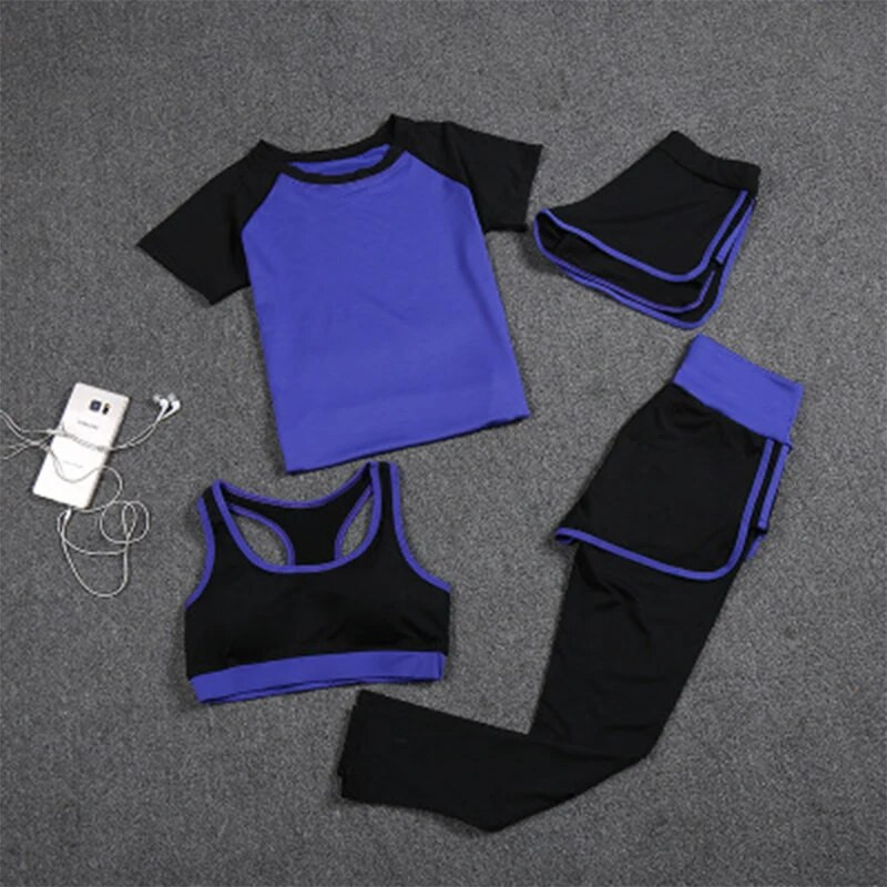 Ombre bešavni set od 2 komada Žensko odijelo Odjeća za vježbanje u teretani Sportski grudnjak Fitness Crop Top i tajice za trljanje guzice Set za jogu