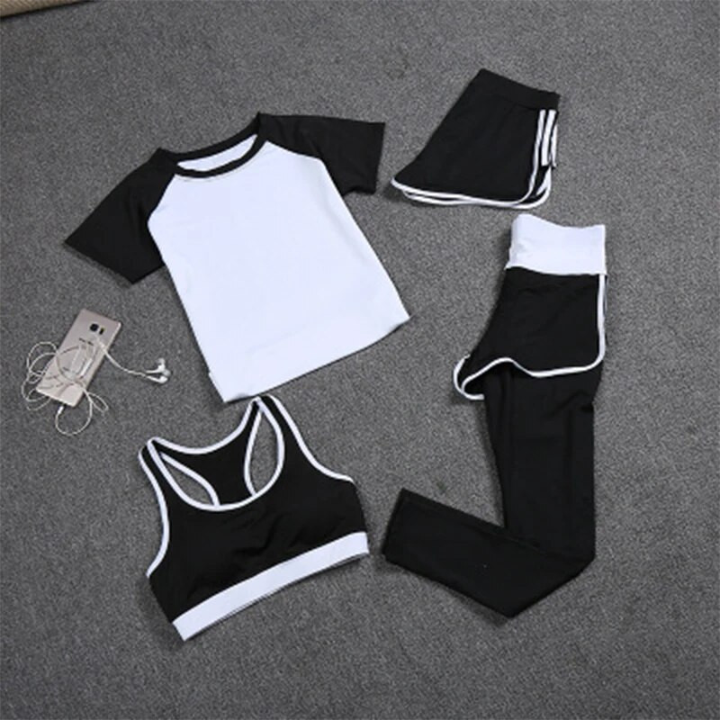 Ombre bešavni set od 2 komada Žensko odijelo Odjeća za vježbanje u teretani Sportski grudnjak Fitness Crop Top i tajice za trljanje guzice Set za jogu