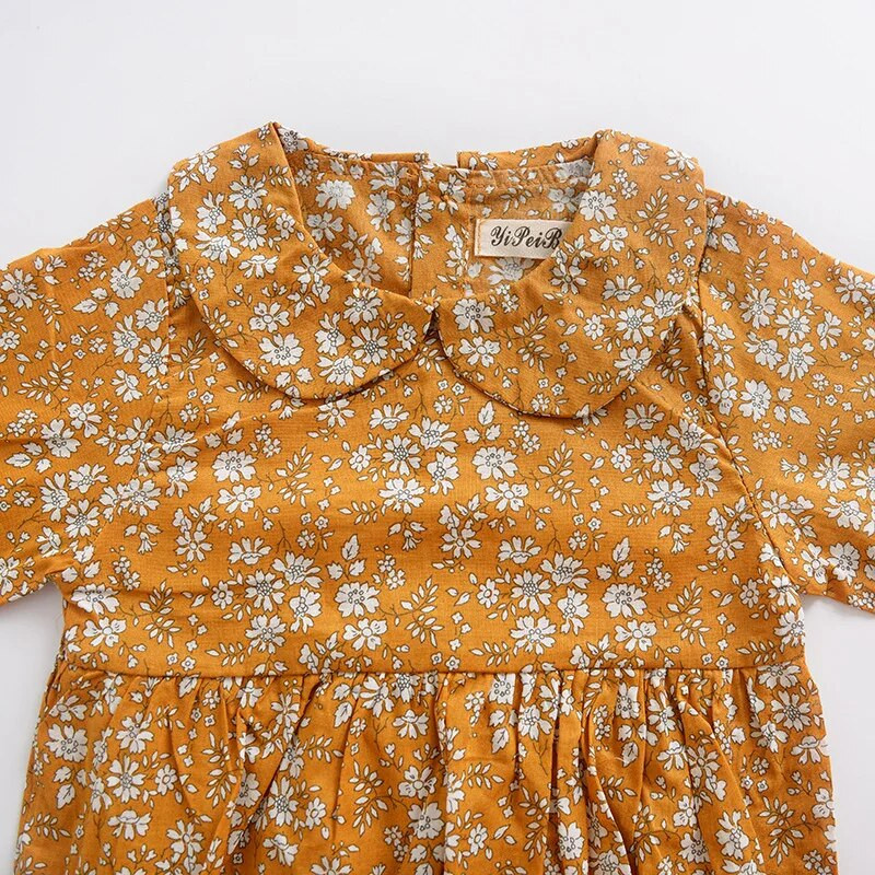 Djevojčica Baby Broken Flower Rompers Baby Triangle Romper Kombinezon dugih rukava Pamučna odjeća za penjanje s printom Bodi za djevojčice