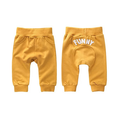 Pamučne duge hlače za dječake i djevojčice 2023. Novi stil hlača za proljeće i jesen Dječja odjeća Ležerne hlače u čistim bojama Hlače