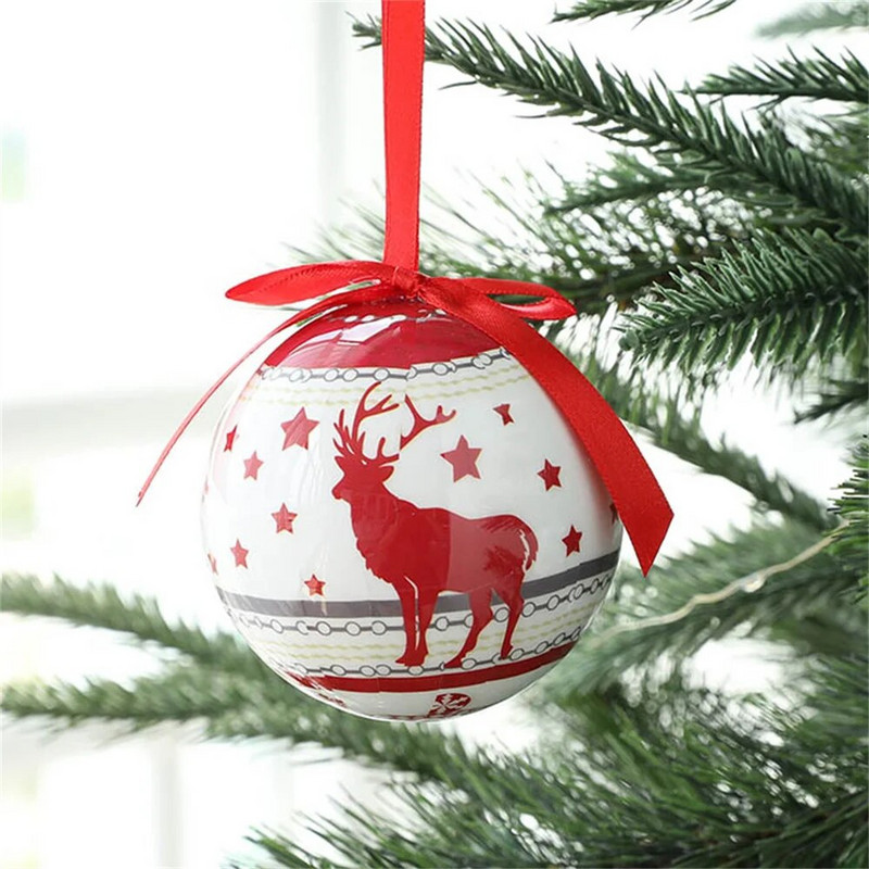 7,2 cm-es karácsonyfa matricák hab golyós medál díszek, dekoráció 2023 karácsonyi esküvői újévi parti lakberendezési kiegészítők