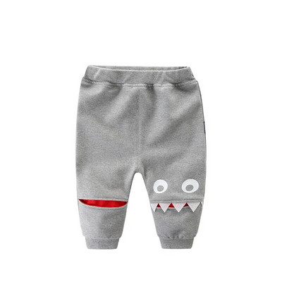 1-4 Y Jesen, nova moda, duge hlače za dječake, gornja odjeća s elastičnim strukom, ležerne hlače od čistog pamuka, sportska odjeća, odjeća za djecu