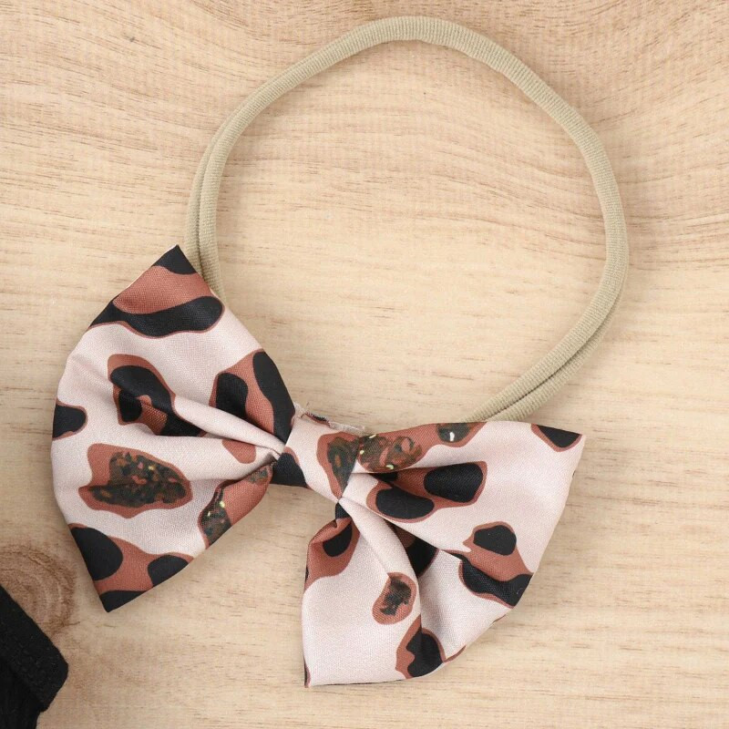 Modni dječji kompleti Top bez rukava s printom s leopard leptir suknjom i kratkim hlačama Ljetna odjeća za djevojčice