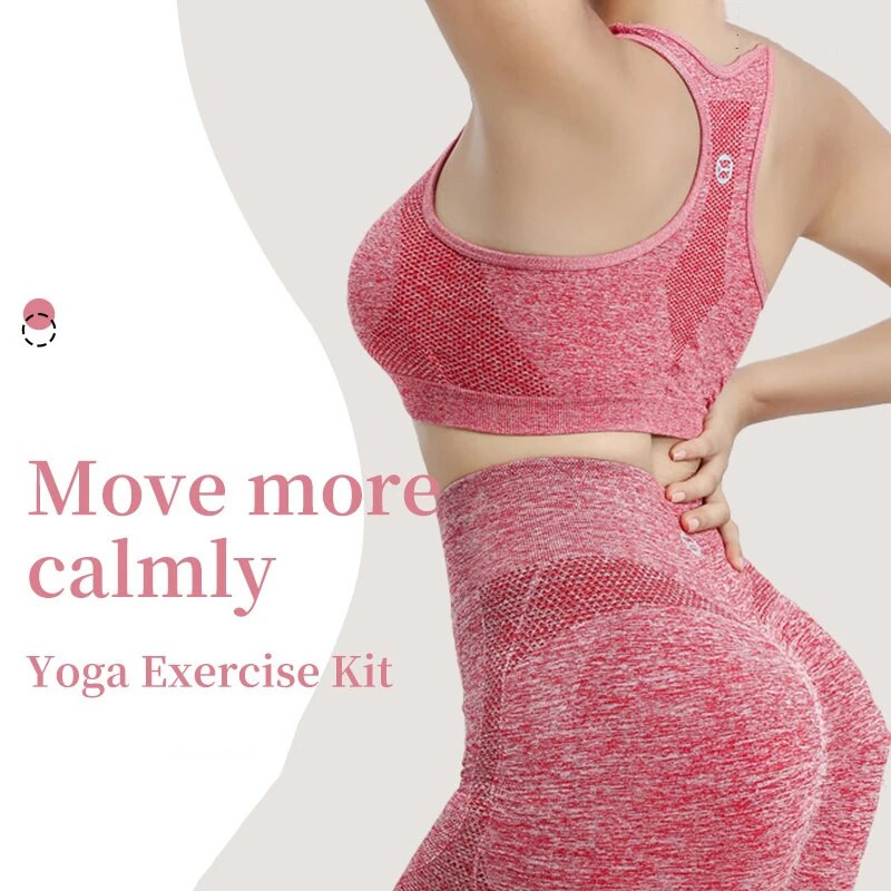 Ženski bešavni komplet za jogu Majice za vježbanje Sportske kratke hlače Grudnjak Odijela za teretanu Kratke hlače za fitness Kratke majice visokog struka Sportski setovi za trčanje