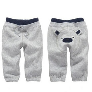 2023 őszi babanadrág pamut lány nadrág Rajzfilm kötött tipegő lány leggings elasztikus derék Busha PP nadrág nadrág babaruhák