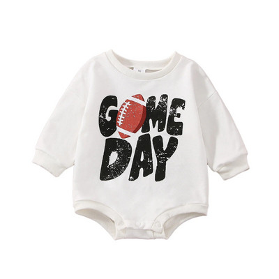 0-24M őszi alkalmi újszülött baba fiúk lányok aranyos nadrágok ruhák levélmintás hosszú ujjú pulóverek pulóverek jumpsuitek