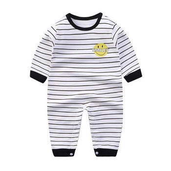 Нов стил Бебешки дрехи с щампа на карикатура на лъвове, чист памук с отворена пила, къси панталони с копчета, момчета и момичета