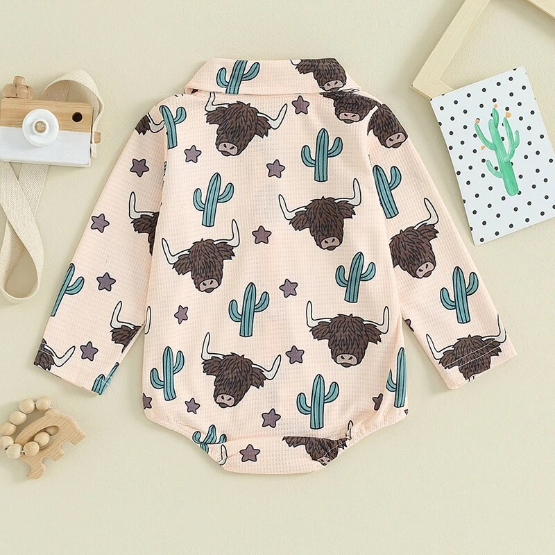 Jaundzimušā zīdaiņa bikses, apģērbi ar garām piedurknēm, nolaižamām piedurknēm, nolaižamām apkaklītēm, pogām, nolaižamām govs/cepures apdruku, kombinezoni, kombinezoni, apģērbi meitenēm, zēniem