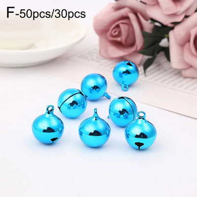 30/50 kom Šarena zvončića Metalna zvončića Ukrasi za božićno drvce Festivalski dekori za zabave DIY Dodaci za rukotvorine Božićni pribor