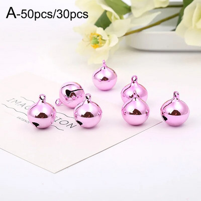 30/50 kom Šarena zvončića Metalna zvončića Ukrasi za božićno drvce Festivalski dekori za zabave DIY Dodaci za rukotvorine Božićni pribor