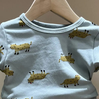 Kombinezoni s dugim rukavima iz crtanih filmova, djevojčice, pamuk, mekane, slatke hlače s printom, proljeće, jesen, novorođenčad, tanka, mekana penjačka odjeća