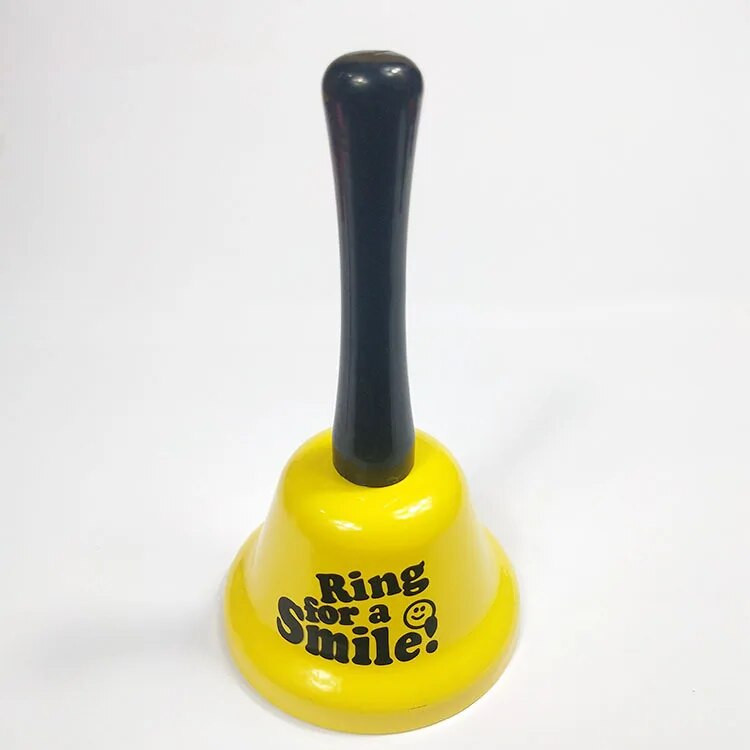 Veliko zvono igračka za djecu Letter Bed Bell Class Summoning Bells Šareno metalno božićno zvono